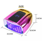 Nail Light Therapy Machine 96W High Power Quick Dry Smart Wireless UV - Image 5