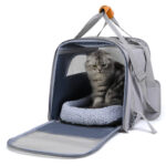 Foldable Small Dog Cat Diaper Bag Outdoor Breathable Shoulder Handbag - Image 5