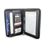 A5 Multifunctional Folder PU Zipper Bag With Computer - Image 6
