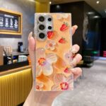 Luxury Rhinestone Oil Painting Flower Phone Case Lens Fine Hole All Inclusive - Image 9
