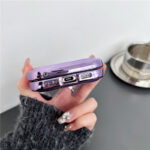 Simple Electroplating Foldable Screen Phone Case - Image 4