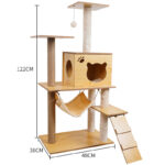 Cat Crawl Nest Scratching Board Tree Supplies Pet Toy Space Capsule - Image 8
