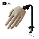 Nail Art Practice Hand Model Silicone Fake Hand Model Realistic Training Hand Fake Fingers - Image 7