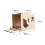 Pet Cat Climbing Frame Wall Type Solid Wood Wall Hanging Platform Ladder Pets Accessories - Image 9