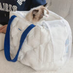 One Shoulder Portable Medium-sized Pet Bag To Keep Warm In Winter - Image 2