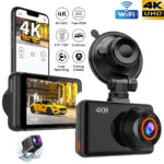 4K Driving Recorder 3-inch Front And Rear Dual Lens Mobile Phone Interconnection Dual Recording - Image 3