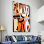 Oil Painting Hand Painted Abstract Hallway Decorative - Image 2