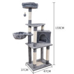 Multi-layer Jumping Platform Wooden Cat Toy Chamfer - Image 6