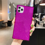 Glitter Square Fluorescent Silicone Phone Case - Image 3