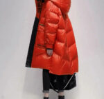 Polished Black Down Jacket Women's High-end Mid-length Coat - Image 5