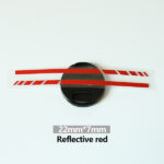 Side Mirror Striped Car Sticker - Image 5