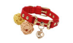 Lizard Pattern Double Buckle Leather Pet Collar - Image 4