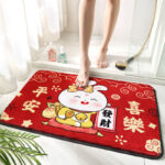 Bathroom Strong Absorbent Cartoon Stain-resistant Non-slip Mat - Image 8