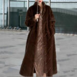 Fur Coat Women's Winter Large V High-end Elegant Mid-length Warm Show - Image 4
