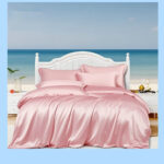 19 M Silk Bed Sheet Fitted Sheet Four-piece Set - Image 3