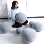 Simulation Pebble Lazy Sofa Multifunctional Stone Pillow Cushion Creative Props - Image 3