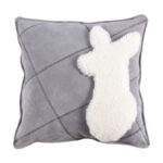 Dog Cartoon Wool Cowhide Pillow - Image 8