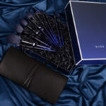 Blue 10 Makeup Brushes Set - Image 7