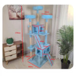 Large Cat Climbing Frame Toy Grab Column Grinding Claw Multi-layer Jumping Platform - Image 4
