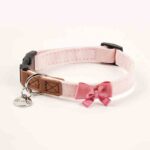 Pet Dog Hand Holding Rope Cute Bow Collar Tone - Image 2