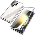 Magnetic King Phone Case Glossy Metal Magnetic HD Peep-proof Buckle Mirror Drop-resistant - Image 8