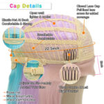 Gradient Color Inner Buckle Long Curly Hair High Temperature Silk Color Lace Headgear - Image 6