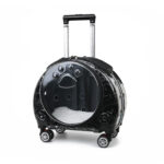 Small Pet Trolley Bag Portable Dog Diaper Bag Transparent Shoulders Cat Bag Space Capsule - Image 6