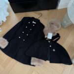 Women's Ring Fashionable Cape Cloak Wool Coat - Image 9