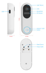 Smart Visual Doorbell Monitoring Intercom Low Power Camera - Image 5