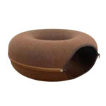 Four Seasons Available Cat Round Felt Pet Nest - Image 9