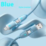Four-in-one Silicone Fast Charge Data Cable - Image 9