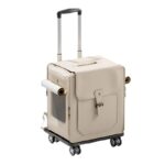 Portable Large Capacity Foldable Breathable Cat Bag Trolley Case - Image 7