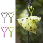 Pet Poop Bag Holder Hands-free Fixed Clip Dog Walking Cleaning Supplies Pet Cat Dog Poop Bag Dispenser Velcro Color Random - Image 6
