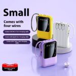 Small Super Fast Charge With Cable Power Bank - Image 3