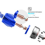 BMS All Metal Extrusion Head Heating 3D Printer Accessories DIY Kit - Image 5