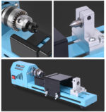 Grinding, Polishing And Cutting Mini Diy Woodworking Lathe - Image 2