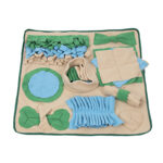 Snuffle Mat for Dogs, Nosework Feeding Blanket Sniffing Pad for Interactive Games, Foraging Puzzle Enrichment Toys for Large Small Medium Pets - Image 6