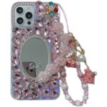 Fashionable And Creative Diamond-encrusted Mirror Phone Case - Image 3