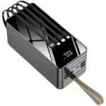 Super Large Capacity With Cable MAh Power Bank Fast Charge Outdoor Dormitory - Image 5