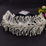 Handmade Chain Rhinestone Soft Silk Hair Accessories - Image 2