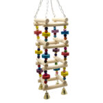 Parakeet Bird Toy Amusement Park Swing Stand - Image 4