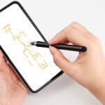 Handwriting Touch Screen Disc Pen With Aluminum Handle - Image 4