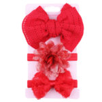 Baby Head Flower Child Bow Headdress - Image 6