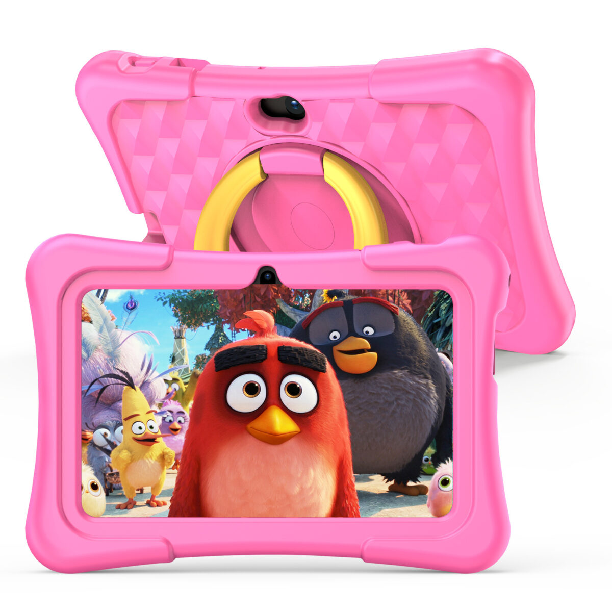 7-inch Children Education Flat With Protective Silicone Cover 360-degree Rotation Handle Bracket - Image 3