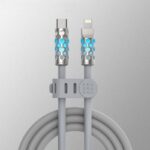 Full Power Fast Charging Liquid Silicone Luminescent Data Cable - Image 3