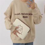 Embroidered Animal Cute Tablet Protective Sleeve Computer Tank Bag - Image 2