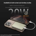 Ultra Thin Large Capacity Portable Magnetic Power Bank - Image 4