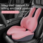 Car Heightening Cushion Backrest Lumber Pad Single Main Driving Thickened Cushion Driving Seat Short Four Seasons Universal