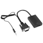 VGA To HDMI Adapter Cable With Audio Power Supply 1080p Plug And Play - Image 4