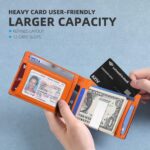 PU Leather Multiple Card Slots Anti-theft Wallet Card Holder - Image 3